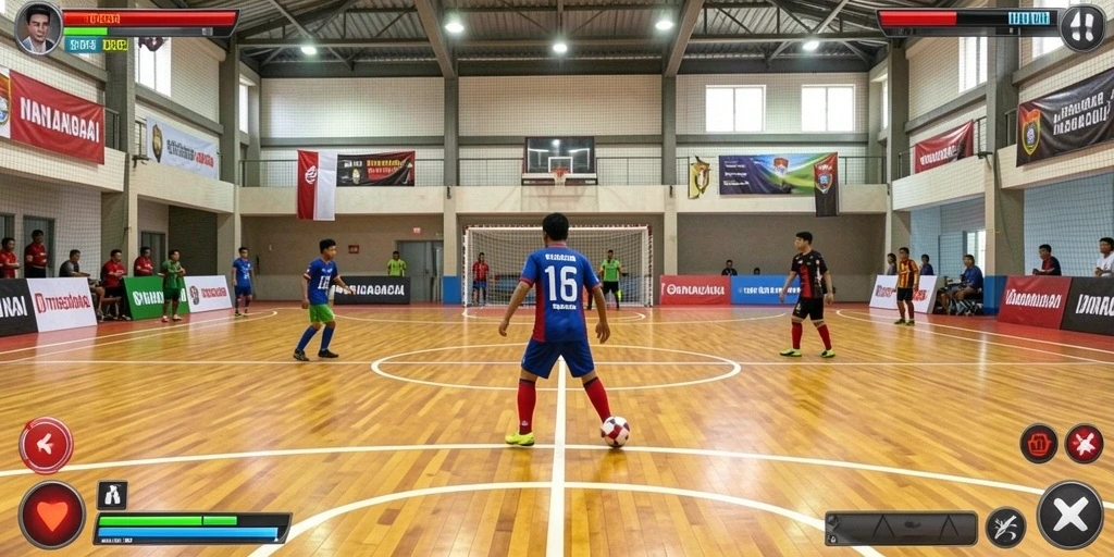 Grafis yang menawan dan efek suara yang realistis.