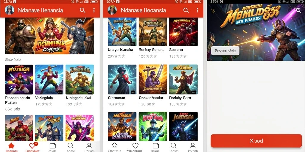 Tantangan seru di dalam level yang berwarna.