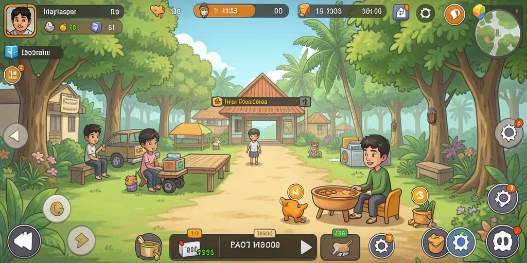 Tangkapan layar yang memperlihatkan mode multiplayer yang seru.