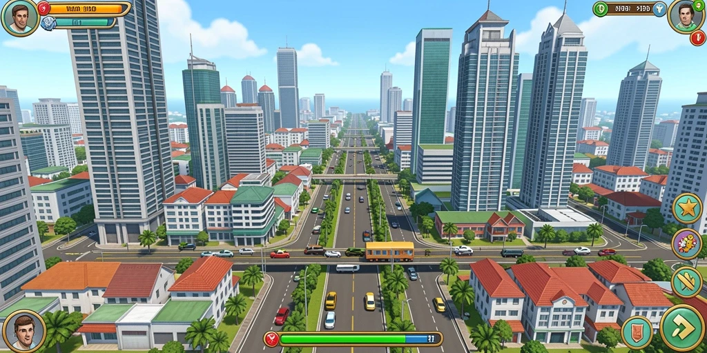 Mode multiplayer yang seru untuk berkompetisi dengan teman.